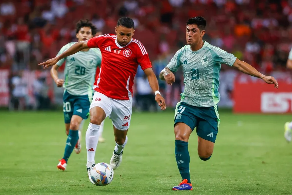 Wanderson jogador do Internacional durante partida contra o México no Beira-Rio pelo campeonato Amistoso. Foto: Luiz Erbes/AGIF