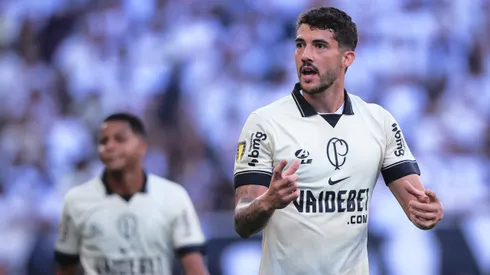 Gustavo Henrique jogador do Corinthians durante partida contra o Santo Andre no estadio Arena Corinthians pelo campeonato Paulista 2024.