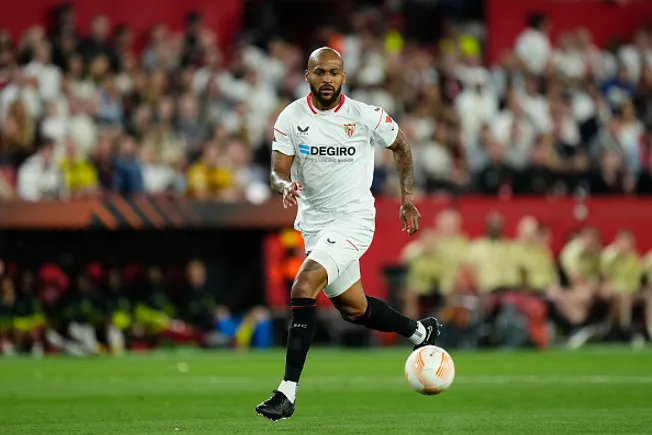 Marcão atuando no Sevilla em 2024 – (Photo by Jose Breton/Pics Action/NurPhoto via Getty Images)
