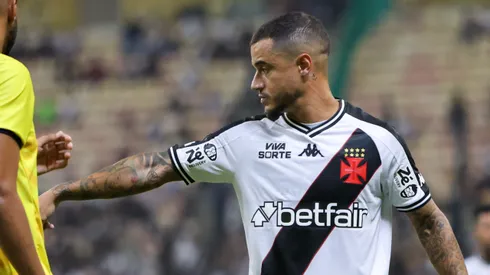 Philippe Coutinho, jogador do Vasco, durante partida contra o Madureira pelo Campeonato Carioca de 2025. Foto: Antonio Pereira/AGIF