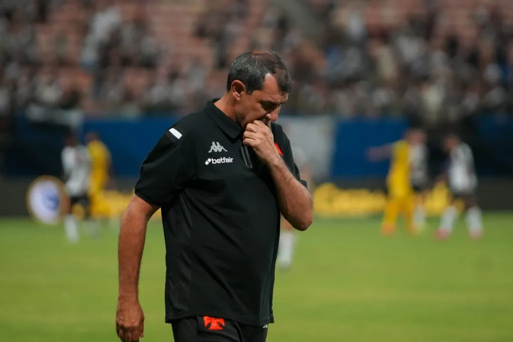 Fábio Carille, treinador do Vasco em sua estreia. Foto: Aguilar Abecassis/AGIF