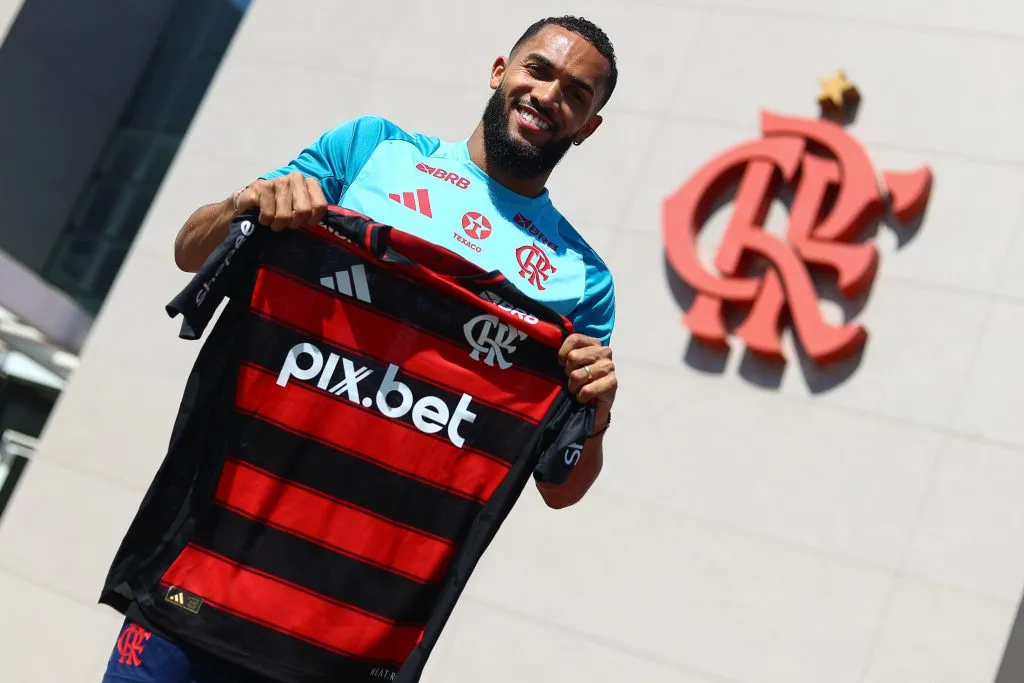 Juninho é a grande ‘surpresa’ na primeira partida do elenco principal do Flamengo. Foto: Gilvan de Souza/Flamengo
