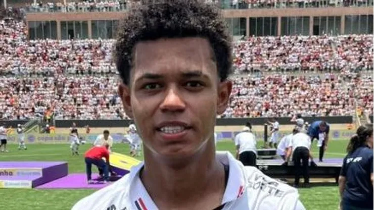 Paulinho, jogador do São Paulo. Divulgação/ São Paulo F.C.