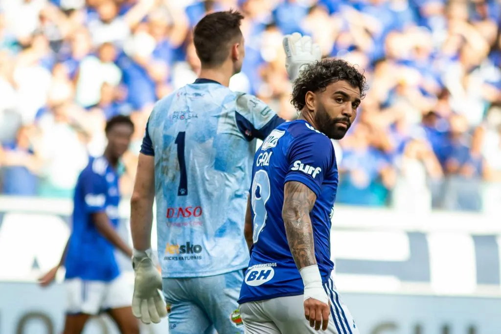 MG – BELO HORIZONTE – 25/01/2025 – MINEIRO 2025, CRUZEIRO X BETIM – Gabigol jogador do Cruzeiro durante partida contra o Betim no estadio Mineirao pelo campeonato Mineiro 2025. Foto: Fernando Moreno/AGIF