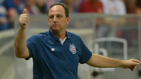 Rogério Ceni, técnico do Bahia, durante partida contra o Palmeiras no estadio Arena Fonte Nova pelo campeonato Brasileiro A 2024. Foto: Jhony Pinho/AGIF