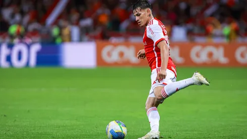 Alexandro Bernabei jogador do Internacional durante partida contra o Cuiaba no estadio Beira-Rio pelo campeonato Brasileiro A 2024.