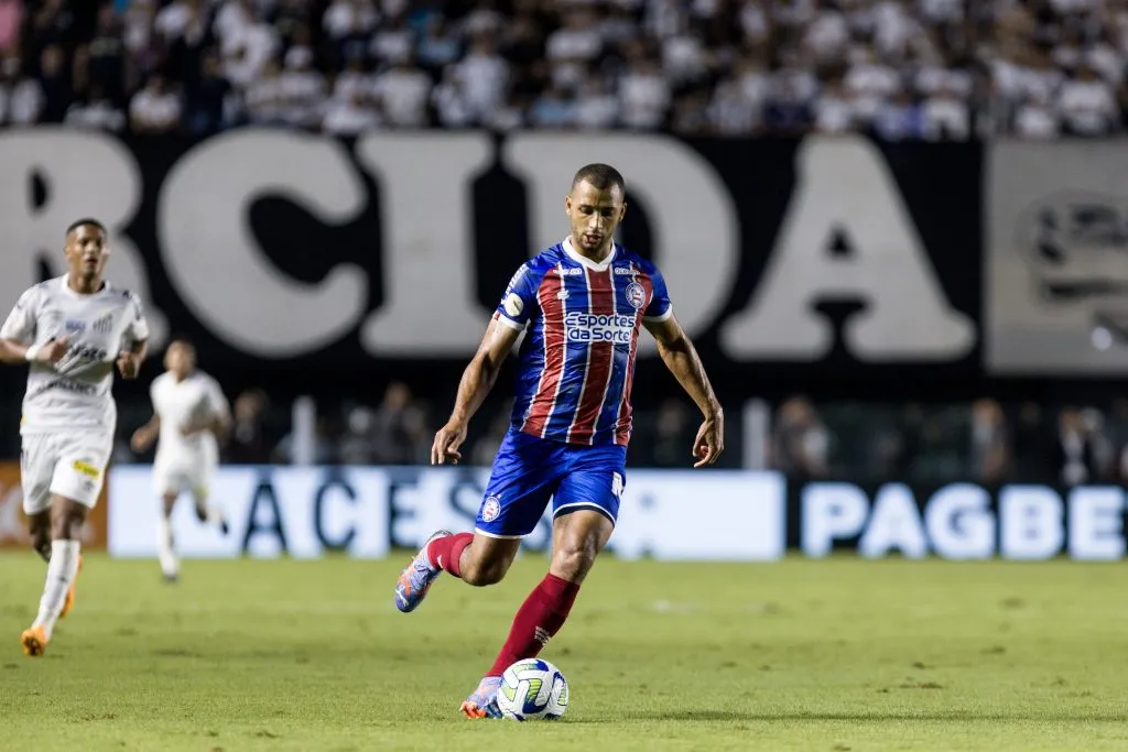 Victor Hugo jogando no Bahia em 2023 – Foto: Abner Dourado/AGIF