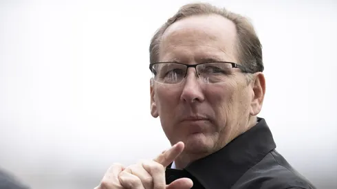 John Textor Dono dar SAF do Botafogo antes da partida contra o Bahia no estádio Engenhão pelo campeonato Brasileiro A 2023. Foto: Jorge Rodrigues/AGIF