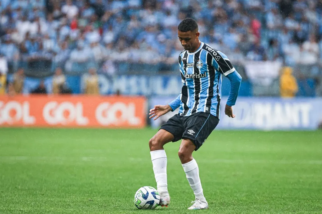 André Henrique durante partida contra o Corinthians no Campeonato Brasileiro de 2023. Foto: Maxi Franzoi/AGIF