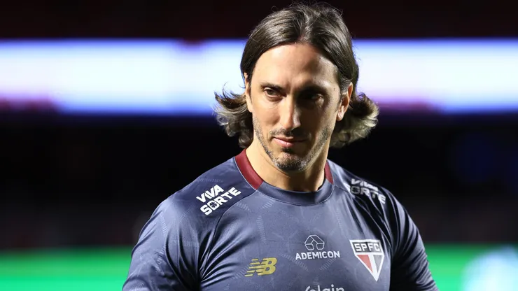 Zubeldía durante confronto contra o Goiás no Paulistão 2025 (Imagem: Marcello Zambrana/AGIF)