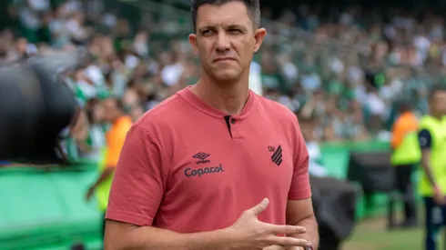 Barbieri durante clássico contra o Coritiba no Campeonato Paranaense de 2025.