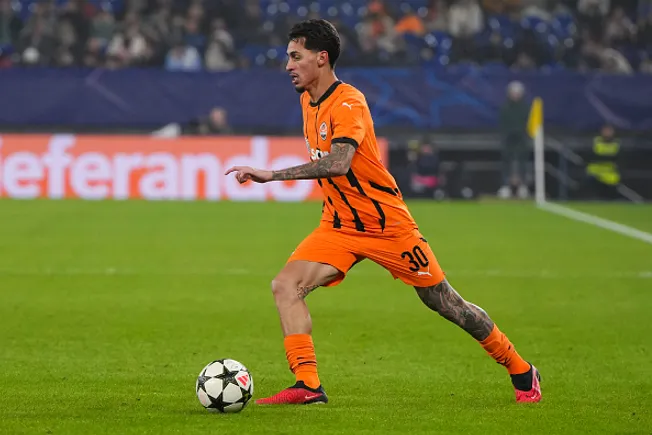 Marlon Gomes atuando no Shakhtar Donetsk-UCR em 2024 –  (Photo by Pau Barrena/Getty Images)