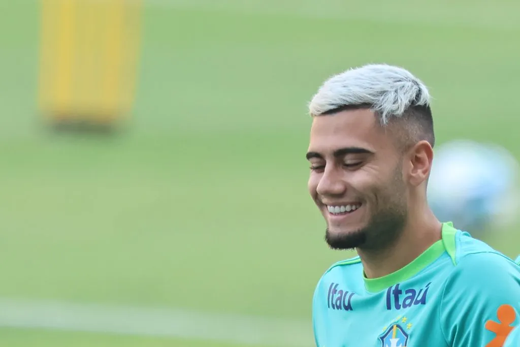 PA – BELEM – 12/11/2024 – SELECAO BRASILEIRA, TREINO – Andreas Pereira jogador do Selecao Brasileira durante treino no estadio Mangueirao. Foto: Fernando Torres/AGIF