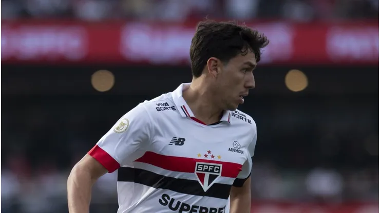 Moreira jogando pelo São Paulo em 2024