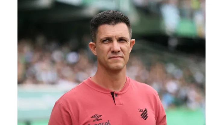 Barbieri durante clássico contra o Coritiba no Campeonato Paranaense de 2025.
