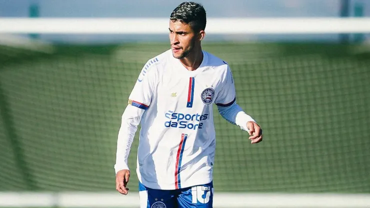 Rodrigo Nestor em ação pelo Bahia - Foto: Rafael Rodrigues/EC Bahia