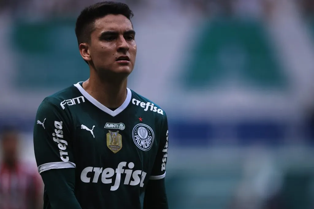 SP – Sao Paulo – 22/01/2023 – PAULISTA 2023, PALMEIRAS X SAO PAULO – Atuesta jogador do Palmeiras durante partida contra o Sao Paulo no estadio Arena Allianz Parque pelo campeonato Paulista 2023. Foto: Ettore Chiereguini/AGIF