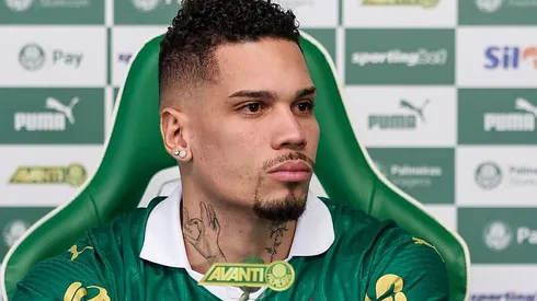 Apresentação de Paulinho no Palmeiras – Crédito: Fabio Menotti/Palmeiras