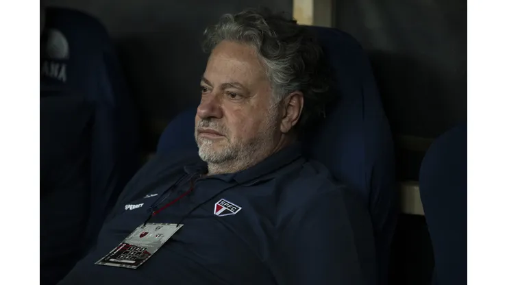 Casares durante confronto contra o Flamengo no Brasileirão de 2024.