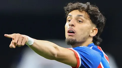 Biel, jogador do Bahia, durante partida pelo campeonato Brasileiro A 2024. Foto: Joisel Amaral/AGIF