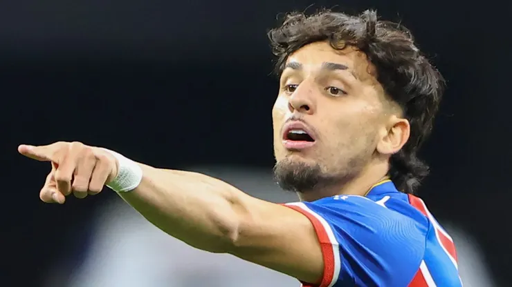 Biel, jogador do Bahia, durante partida pelo campeonato Brasileiro A 2024. Foto: Joisel Amaral/AGIF