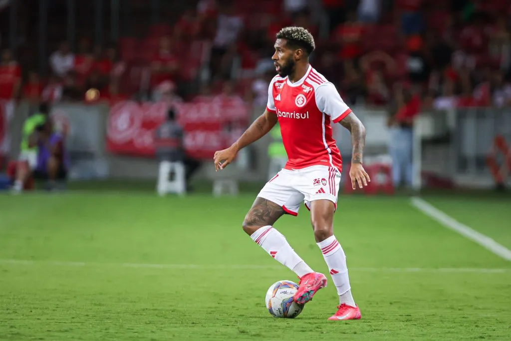 RS – PORTO ALEGRE – 02/02/2025 – GAUCHO 2025, INTERNACIONAL X AVENIDA – Wesley jogador do Internacional durante partida contra o Avenida no estadio Beira-Rio pelo campeonato Gaucho 2025. Foto: Maxi Franzoi/AGIF