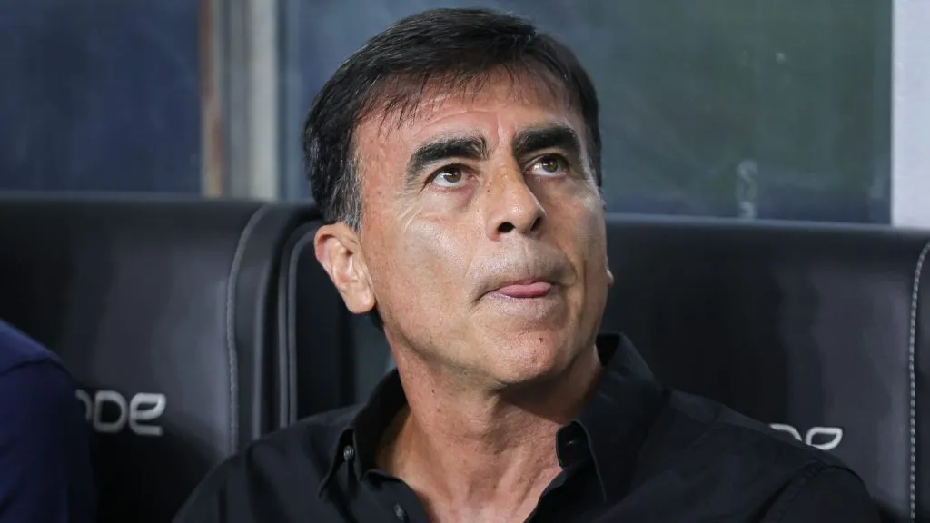 Gustavo Quinteros, técnico do Grêmio. Foto: Maxi Franzoi/AGIF
