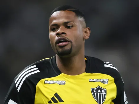 Júnior Santos, do Atlético está fora do clássico contra Cruzeiro
