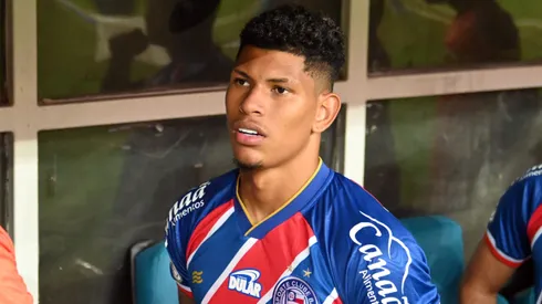 Marcos Victor, ex-jogador do Bahia, durante partida contra o Fortaleza pelo Campeonato Brasileiro de 2024. Foto: Walmir Cirne/AGIF