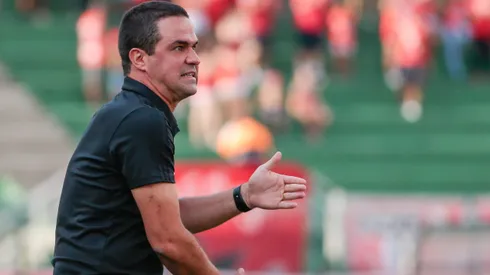 Andre Jardine tecnico do Sao Paulo durante partida contra o Sao Bento no estadio Pacaembu pelo campeonato Paulista 2019.
