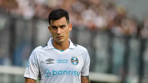Cristaldo jogador do Gremio durante partida contra o Vasco no estadio Sao Januario pelo campeonato Brasileiro A 2024.