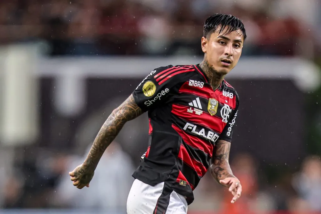 PA – BELEM – 02/02/2025 – SUPERCOPA 2025, FLAMENGO X BOTAFOGO – Erick Pulgar jogador do Flamengo durante partida contra o Botafogo no estadio Mangueirao pelo campeonato Supercopa 2025. Foto: Fernando Torres/AGIF