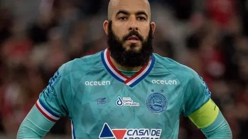 Danilo Fernandes durante confronto contra o Athletico-PR na Copa do Brasil 2022.