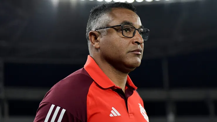 Roger Machado, técnico do Internacional, durante partida contra o Botafogo pelo Campeonato Brasileiro de 2024. Foto: Thiago Ribeiro/AGIF