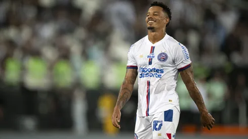 RJ – RIO DE JANEIRO – 05/05/2024 – BRASILEIRO A 2024, BOTAFOGO X BAHIA – Rafael Ratao jogador do Bahia durante partida contra o Botafogo no estadio Engenhao pelo campeonato Brasileiro A 2024. Foto: Jorge Rodrigues/AGIF