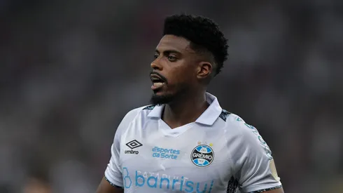 Jemerson jogador do Gremio durante partida contra o Fluminense no estadio Maracana pelo campeonato Copa Libertadores 2024.