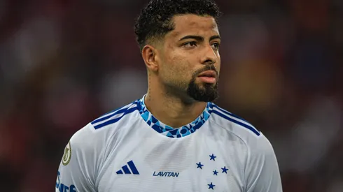João Marcelo durante confronto contra o Flamengo no Campeonato Brasileiro de 2024.