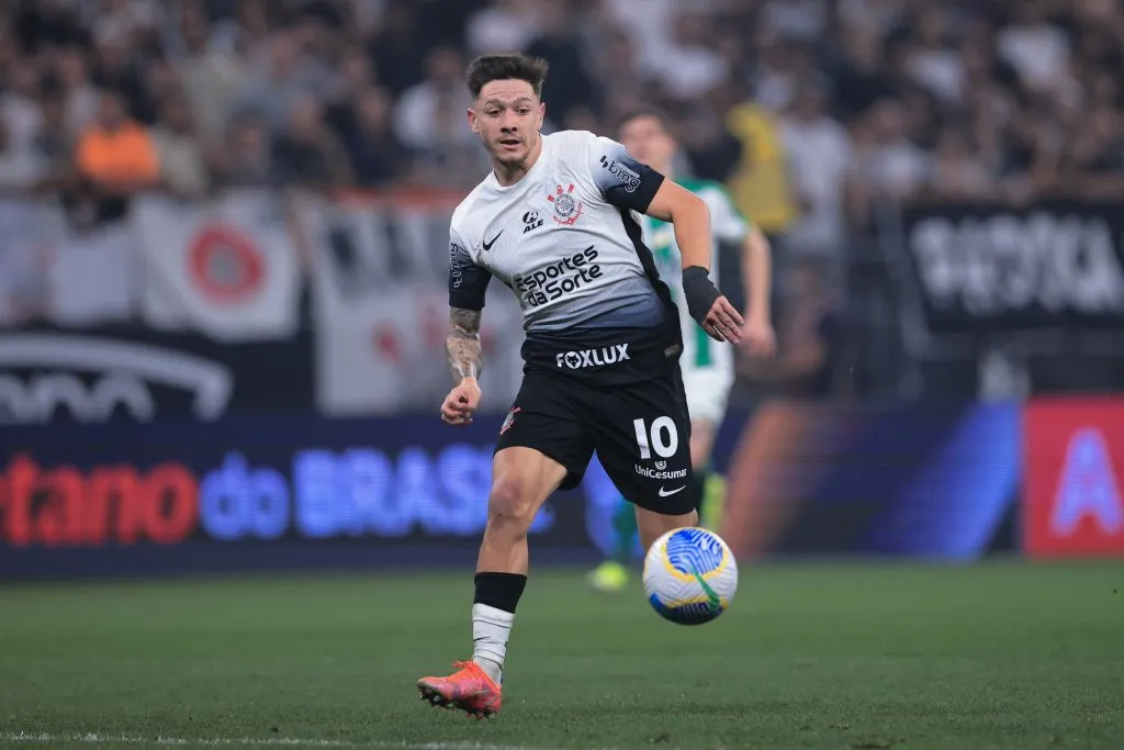 Rodrigo Garro jogador do Corinthians durante partida contra o Juventude na Arena Corinthians pelo campeonato Copa Do Brasil 2024. Foto: Ettore Chiereguini/AGIF