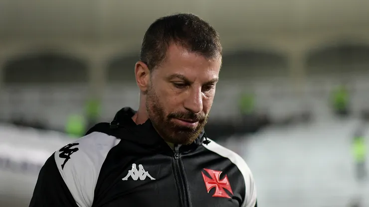 Pedrinho presidente do Vasco durante partida contra o Bragantino no estádio São Januário pelo campeonato Brasileiro A 2024. Foto: Thiago Ribeiro/AGIF