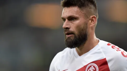 Rafael Sobis durante confronto entre Internacional x Fluminense no Brasileirão 2019.