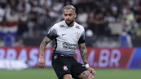 Maycon, jogador do Corinthians, durante partida contra o São Bernardo pelo Campeonato Paulista 2025. Foto: Marcello Zambrana/AGIF