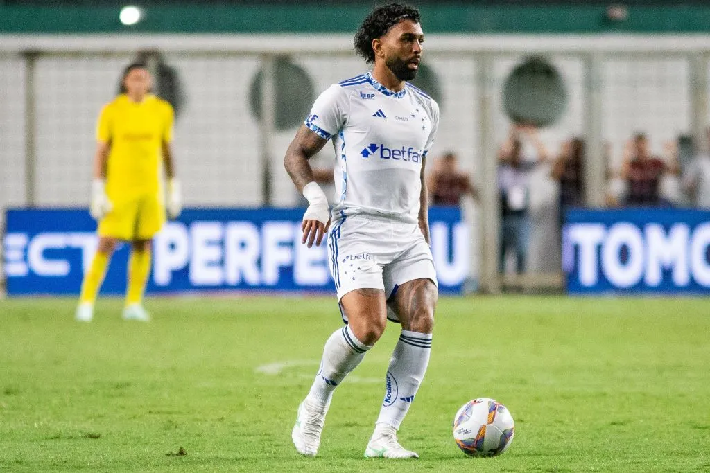 MG – BELO HORIZONTE – 30/01/2025 – MINEIRO 2025, ITABIRITO X CRUZEIRO -Gabigol jogador do Itabirito durante partida contra o Cruzeiro no estadio Independencia pelo campeonato Mineiro 2025. Foto: Fernando Moreno/AGIF