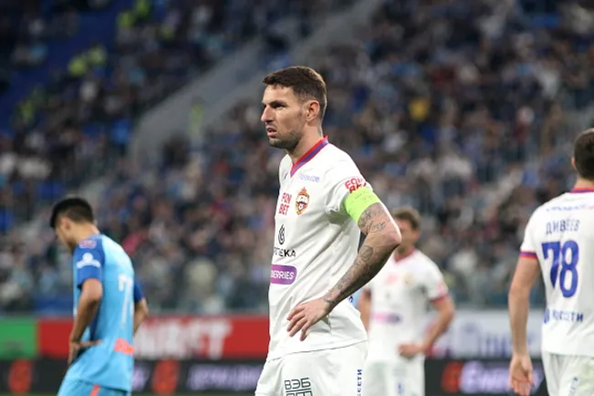 Willyan Rocha atuando no CSKA Moscou –  (Photo by Maksim Konstantinov/SOPA Images/LightRocket via Getty Images)