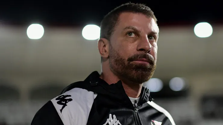 Pedrinho presidente do Vasco durante partida contra o Bragantino no estadio Sao Januario pelo campeonato Brasileiro A 2024.