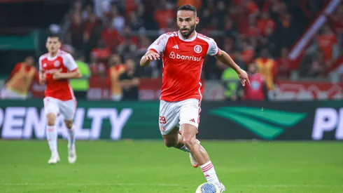 RS – PORTO ALEGRE – 11/09/2024 – BRASILEIRO A 2024, INTERNACIONAL X FORTALEZA – Thiago Maia jogador do Internacional durante partida contra o Fortaleza no estadio Beira-Rio pelo campeonato Brasileiro A 2024. Foto: Maxi Franzoi/AGIF