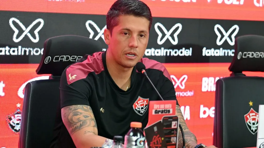 Entrevista de Thiago Carpini no Vitória – Foto: Walmir Cirne/AGIF