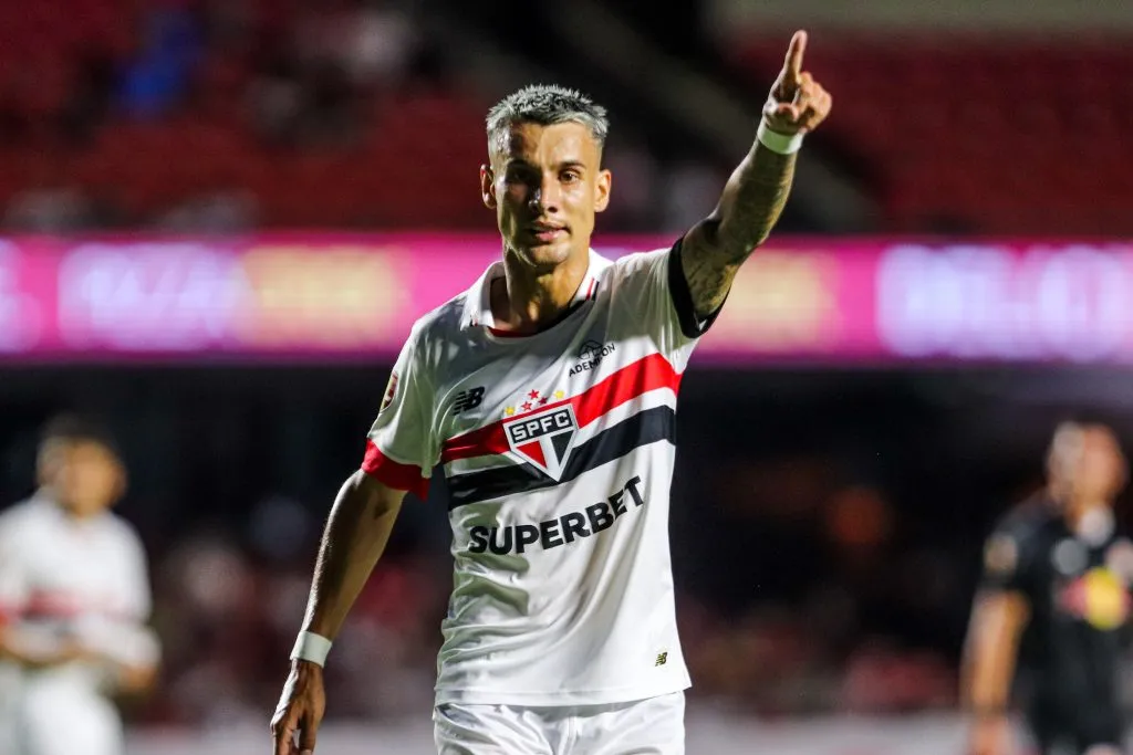 Ferreirinha durante partida contra o Bragantino no Campeonato Paulista de 2024. Foto: Reinaldo Campos/AGIF