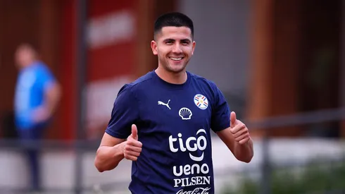 Foto: Seleção Paraguaia/Divulgação – Mateo Gamarra durante treinamento da Seleção do Paraguai.