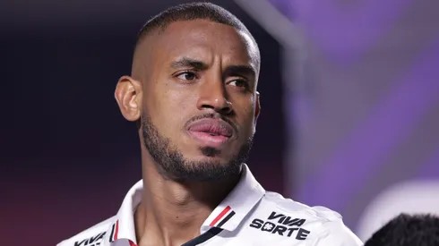 Andre Silva jogador do Sao Paulo durante partida contra o Juventude no estadio Morumbi pelo campeonato Brasileiro A 2024.