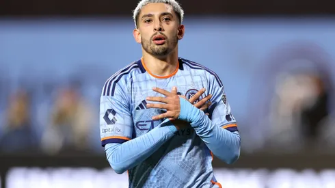 Santiago Rodríguez durante confronto entre New York City x Cincinnati em 2024.